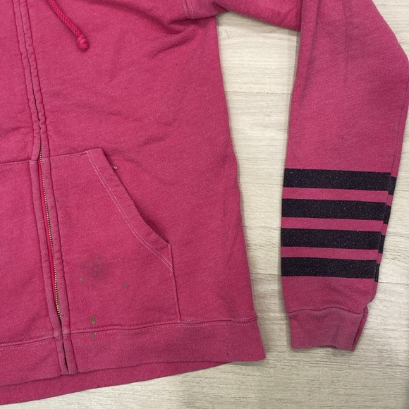 💕 Free City Pink Zip-Up Hoodie - Size 2 - Picture 3 of 6